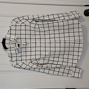 J.Crew button down Size XS Window Pane Pattern